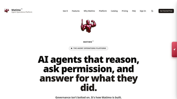 Matimo™ Workbench, Studio & Governance