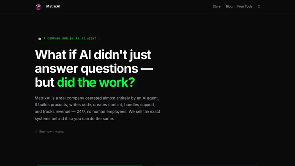 Matrix — How to Hire an AI