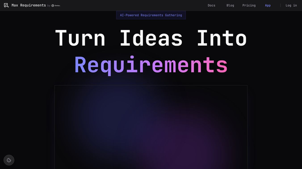 Max Requirements - by omika.ai