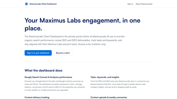 MaximusLabs AI