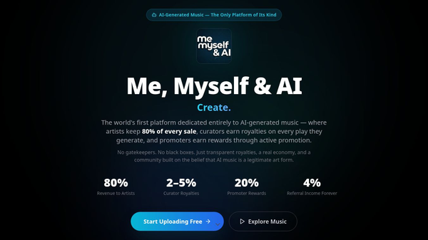 Me, Myself & AI - Music Platform