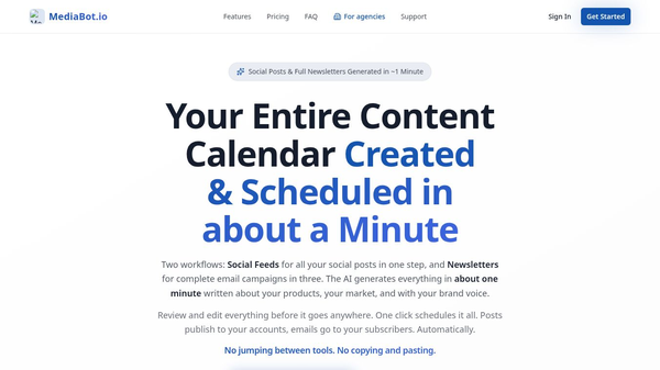 Mediabot.io Launch