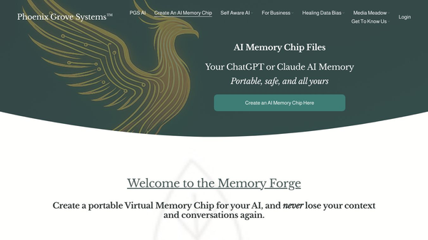 Memory Forge: Portable AI memory