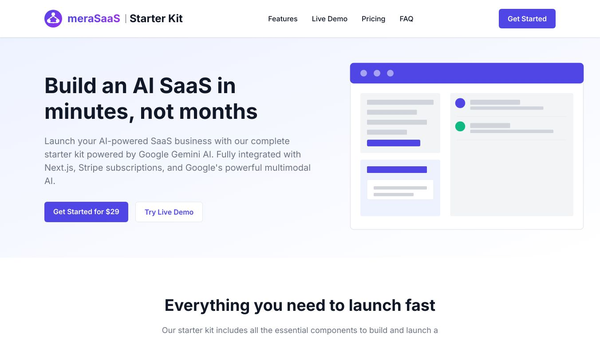 meraSaaS Starter Kit