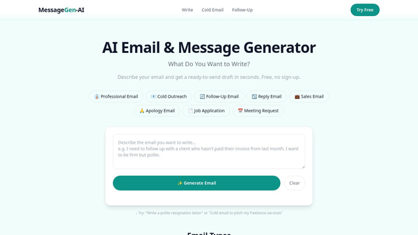 MessageGen-AI