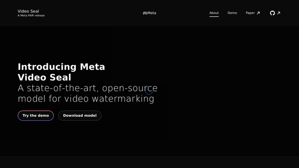 Meta Video Seal