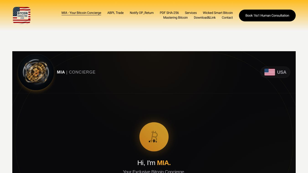 MIA Bitcoin concierge