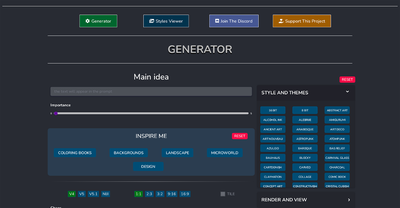 Midjourney Prompts Generator