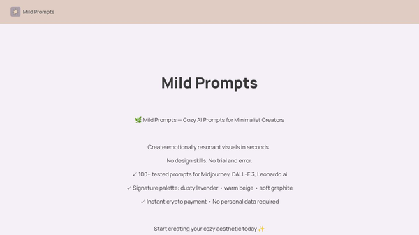 Mild Prompts