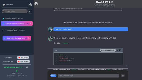 MindCopilot a Better UI for ChatGPT