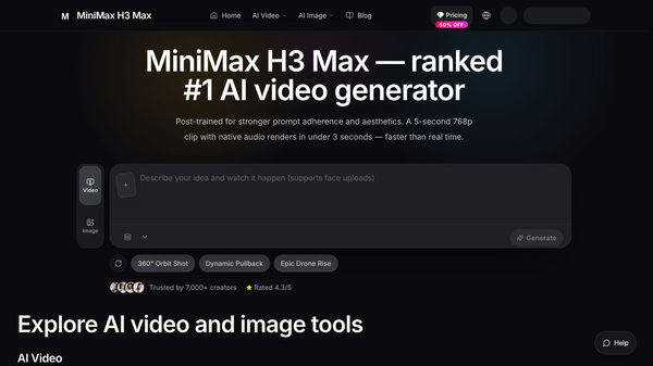MiniMax H3 Max