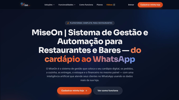 MiseOn Sistema Inteligente para Cozinhas