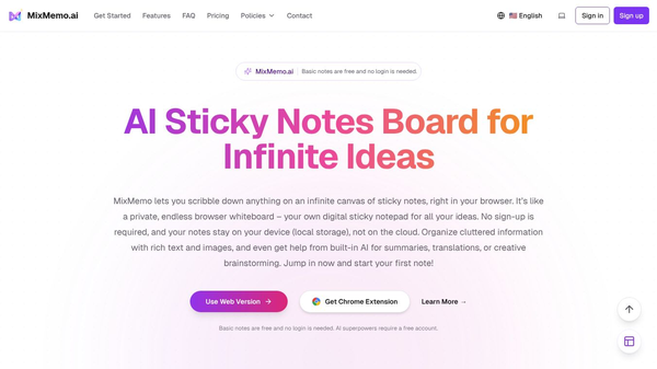 MixMemo - Visual AI Canvas