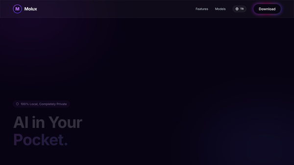 Molux: Local & Private AI Chat