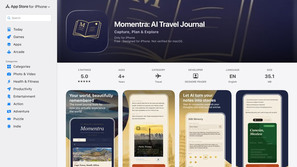 Momentra: AI Travel Journal