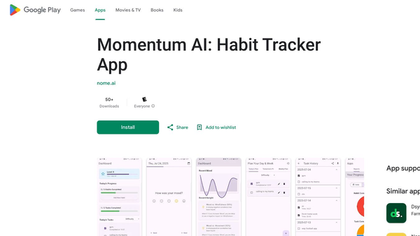 Momentum AI: Habit Tracker App