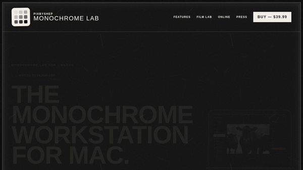 Monochrome Lab for macOS