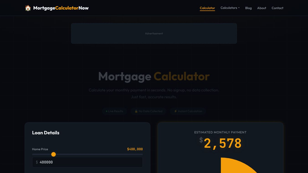 MortgageCalculatorNow