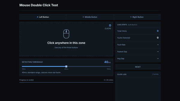 Mouse Double Click Test