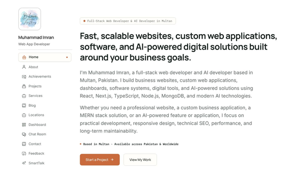 Muhammad Imran Portfolio