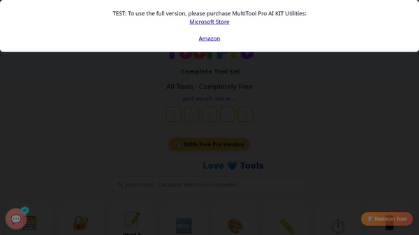 MultiTOOL Pro AI KIT Utilities Cordova
