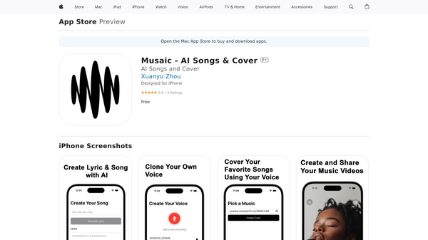 Musaic - AI Songs & Cover