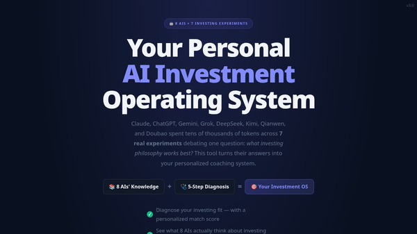My AI Investment Operating System