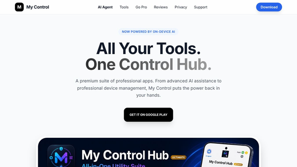 My Control - AI Utility Hub
