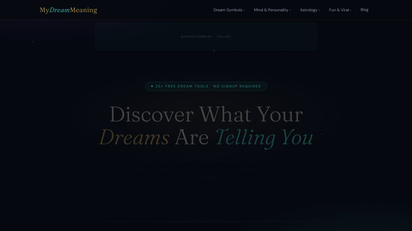 My Dream Meaning