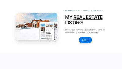 My Real Estate Brochure