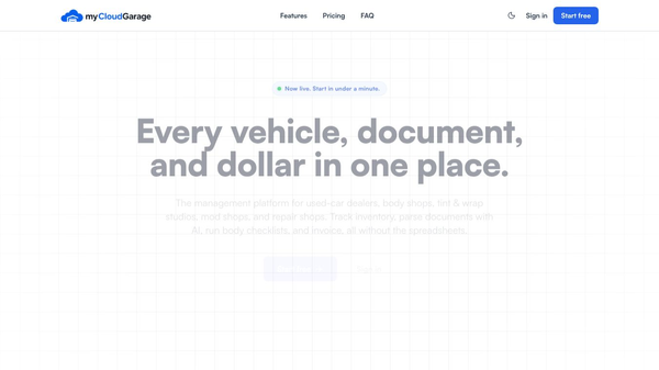 myCloudGarage