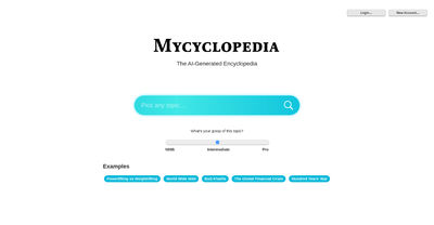 Mycyclopedia