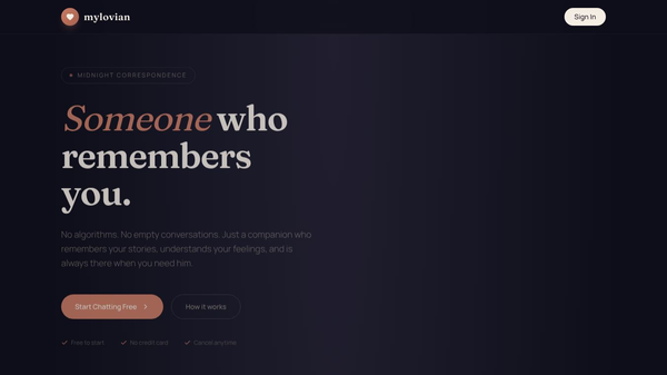 Mylovian — Someone Who Remembers