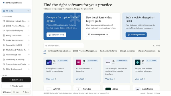 Mytherapist Tools
