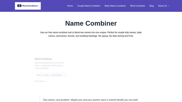 Name Combiner