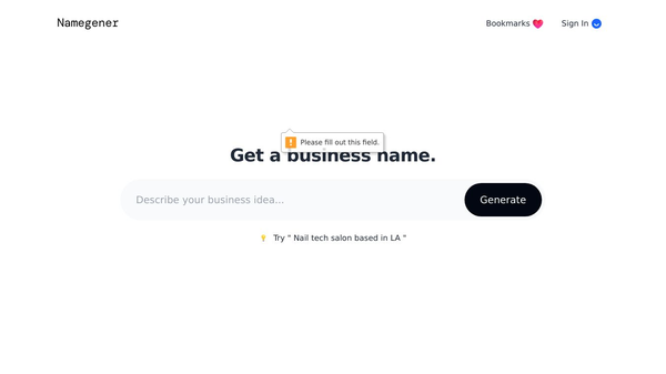 Namegener - AI Name Generator
