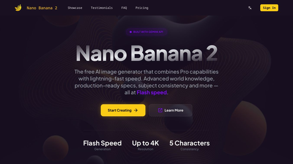 Nano Banana 2 - Free AI Image Generator & Editor | Gemini