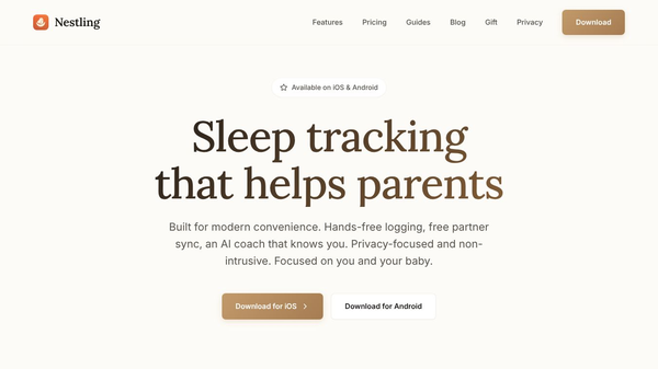 Nestling - Intelligent Baby Tracker