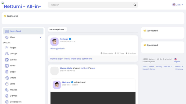 Nettumi AI: All-in-One Social Hub