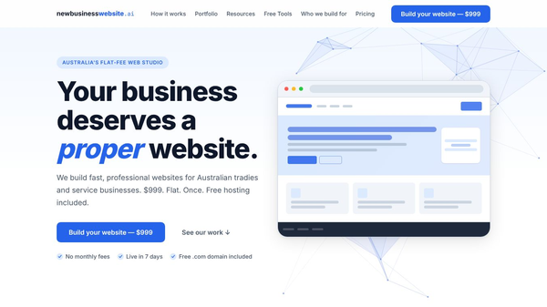 newbusinesswebsite.ai