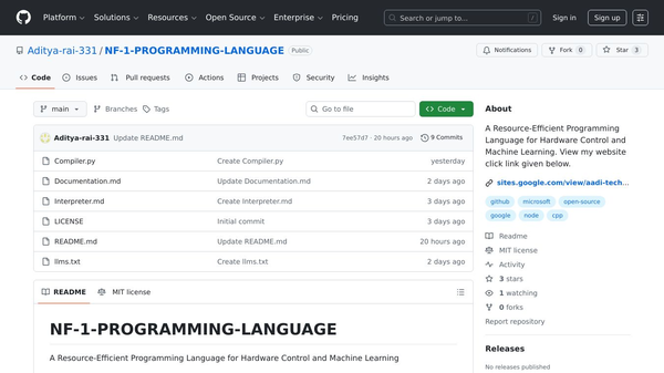 NF-1: Neural Foundation Language