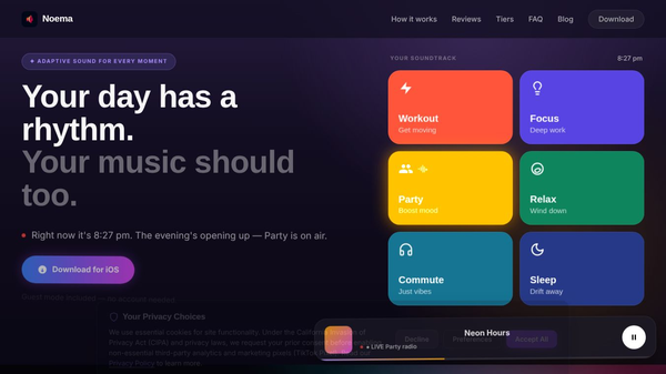 Noema — Focus & Calm Sound for Deep Work