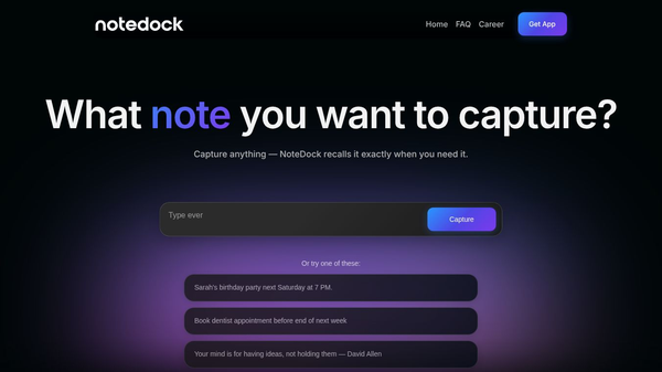 NoteDock