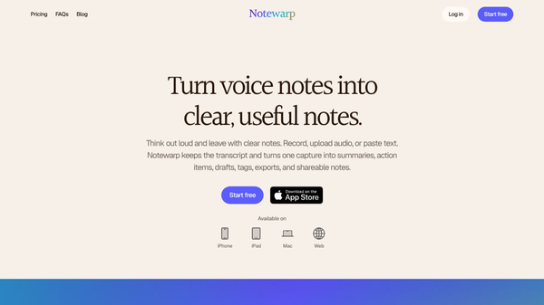 Notewarp