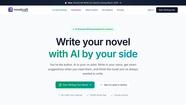 Novelcraft