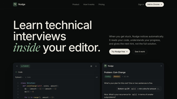 Nudge - AI LeetCode Coach
