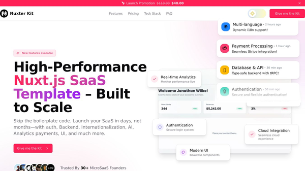 NuxtSaaS