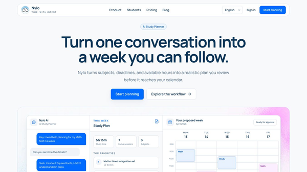 Nylo | AI Scheduling for Students