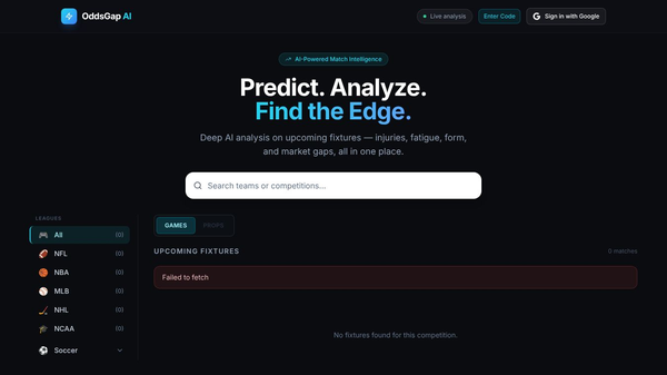 OddsGap AI