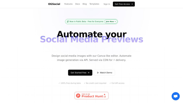 OG Social - Dynamic Marketing Images